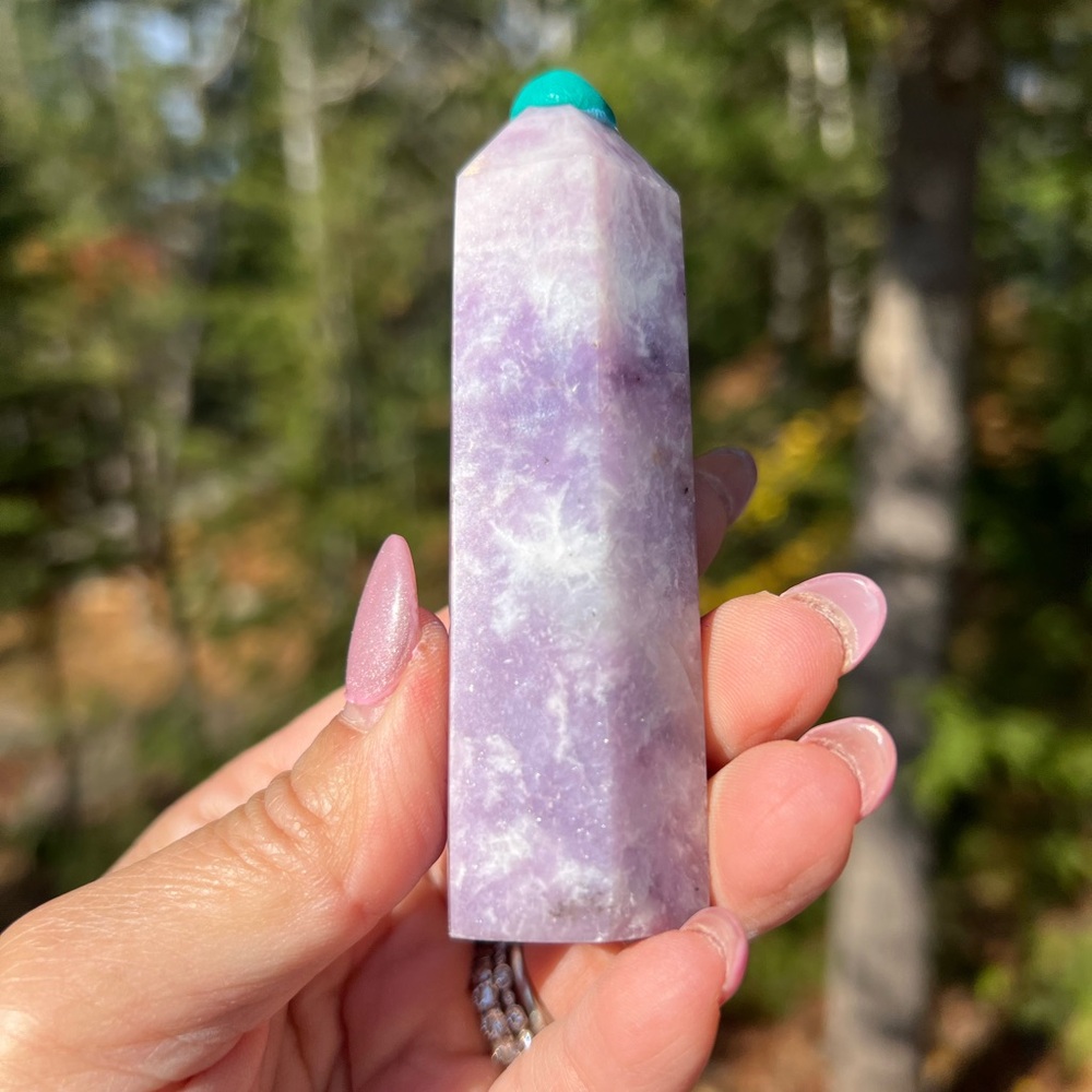 Lepidolite (2) tower | crystal - Picture 4 of 14